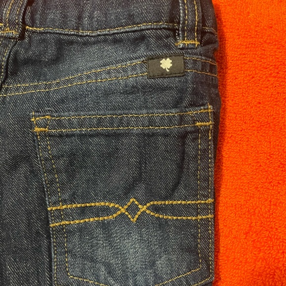 Lucky Brand Dark Jean Shorts Distressed Sz 3T Boys - Picture 3 of 4